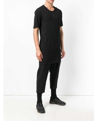 T-shirt à col rond noir 11 By Boris Bidjan Saberi