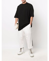 T-shirt à col rond noir Rick Owens DRKSHDW