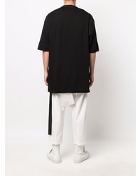 T-shirt à col rond noir Rick Owens DRKSHDW