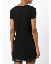 T-shirt à col rond noir Rick Owens DRKSHDW