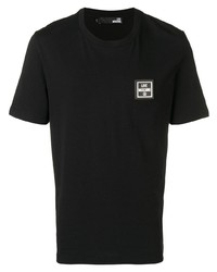 T-shirt à col rond noir Love Moschino