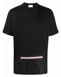 T-shirt à col rond noir Low Brand