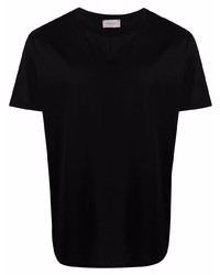 T-shirt à col rond noir Low Brand