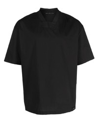 T-shirt à col rond noir Low Brand