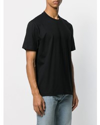 T-shirt à col rond noir Filippa K