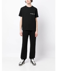 T-shirt à col rond noir Amiri