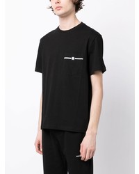 T-shirt à col rond noir Amiri