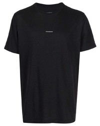 T-shirt à col rond noir Maharishi