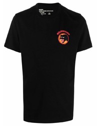 T-shirt à col rond noir Maharishi