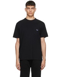 T-shirt à col rond noir MAISON KITSUNÉ