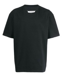 T-shirt à col rond noir Maison Margiela
