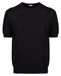 T-shirt à col rond noir Malo