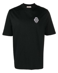 T-shirt à col rond noir Manors Golf