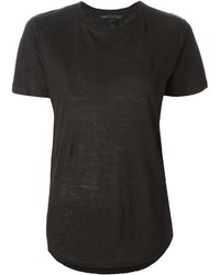 T-shirt à col rond noir Marc by Marc Jacobs