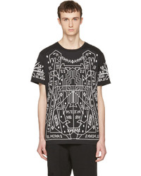 T-shirt à col rond noir Marcelo Burlon County of Milan