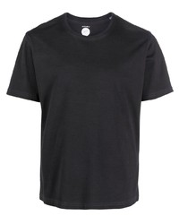T-shirt à col rond noir Mazzarelli
