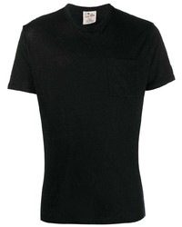 T-shirt à col rond noir MC2 Saint Barth
