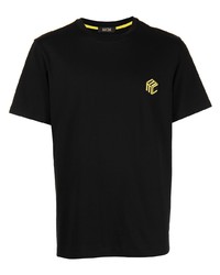 T-shirt à col rond noir MCM