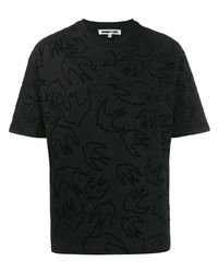 T-shirt à col rond noir McQ Alexander McQueen