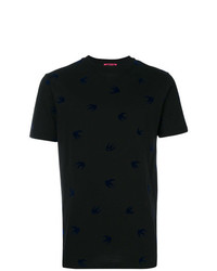 T-shirt à col rond noir McQ Alexander McQueen