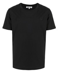 T-shirt à col rond noir McQ Swallow
