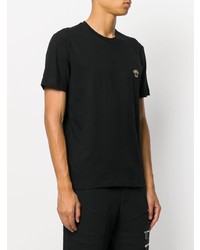 T-shirt à col rond noir Versace