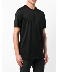 T-shirt à col rond noir Lanvin