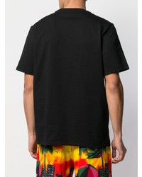 T-shirt à col rond noir MSGM