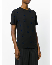 T-shirt à col rond noir McQ Alexander McQueen