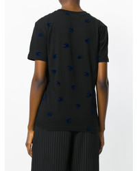 T-shirt à col rond noir McQ Alexander McQueen