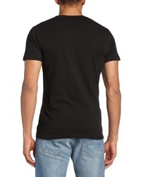 T-shirt à col rond noir Minimum