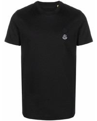 T-shirt à col rond noir Moncler Genius