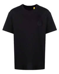 T-shirt à col rond noir Moncler