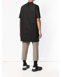 T-shirt à col rond noir Rick Owens