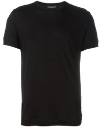 T-shirt à col rond noir Neil Barrett