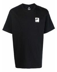 T-shirt à col rond noir Nike