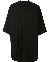 T-shirt à col rond noir Niløs