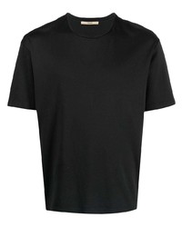 T-shirt à col rond noir Nuur