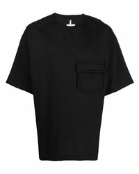 T-shirt à col rond noir Oamc