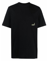 T-shirt à col rond noir Oamc