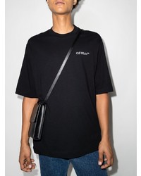 T-shirt à col rond noir Off-White