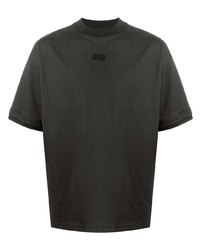 T-shirt à col rond noir Omc