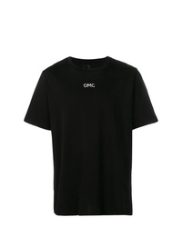 T-shirt à col rond noir Omc