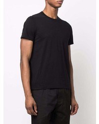 T-shirt à col rond noir Rick Owens