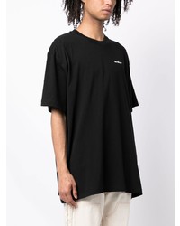 T-shirt à col rond noir Off-White