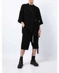 T-shirt à col rond noir Rick Owens DRKSHDW