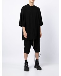 T-shirt à col rond noir Rick Owens DRKSHDW