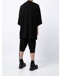 T-shirt à col rond noir Rick Owens DRKSHDW