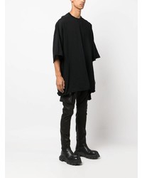 T-shirt à col rond noir Rick Owens