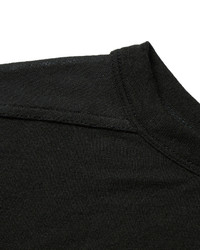 T-shirt à col rond noir Rick Owens